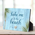 "Breng me naar Beach" Rustic Light Blue Coastal Wo Fotoplaat<br><div class="desc">Houd je zomerherinneringen het hele jaar in de buurt van je hart met dit beachy lichtblauw hout met een zeekabel touw, koraalhart en de rugleuning van de zee van kustgras. Plaats uw werkruimte in en maak je klaar om terug te worden vervoerd naar uw goedkoopste plek. Geweldig voor dagelijkse inspiratie!...</div>