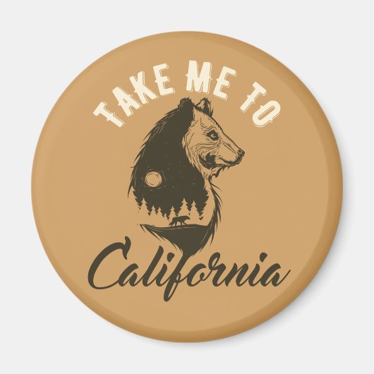 Breng me naar Californië Magneet (Voorkant)