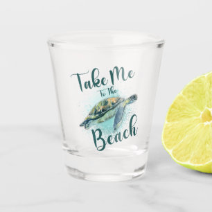 Breng me naar de Beach, Zee Turtle Shot Glas