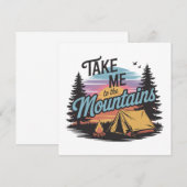 Breng me naar de bergen - Natuur Camping (Voorkant / Achterkant)