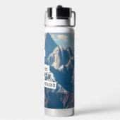 Breng me naar de bergen Quote Waterfles (Achterkant)