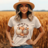 Breng me naar de Disco Patch waterverf herfst dame Tri-Blend Shirt