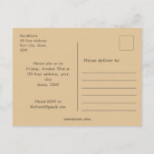 Breng me naar de Disco Patch waterverf pompoenen Briefkaart (Achterkant)