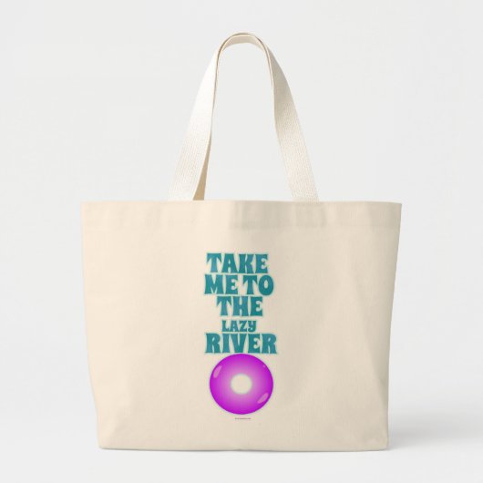 Breng me naar de luie Epic Summer Vibes Grote Tote Bag (Voorkant)