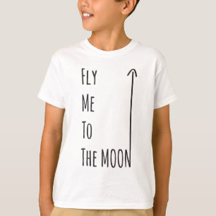 Breng me naar de maan - het Gluten Free Nerd T-shi T-shirt