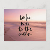 Breng me naar de oceaan briefkaart (Voorkant)