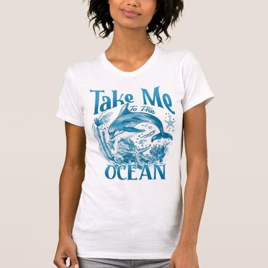Breng me naar de oceaan t-shirt (Voorkant)
