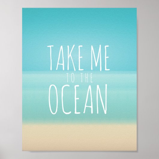 Breng me naar de Ocean Seaside Dream Poster (Voorkant)