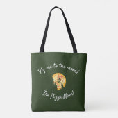 Breng me naar de pizzamaan tote bag (Achterkant)