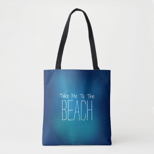 Breng me naar de strand onderwater kijk tote bag (Voorkant)