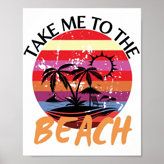  breng me naar de zomervakantie poster (Voorkant)