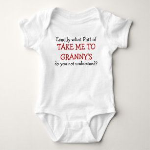 Breng me naar Granny's Baby Baby bodysuit