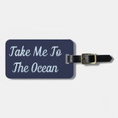 Breng me naar het Bagagelabel van de oceaan (Voorkant horizontaal)