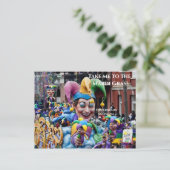 Breng me naar het Briefkaart van Mardi Gras (Staand voorkant)