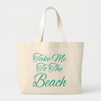 Breng me naar het strand grote tote bag