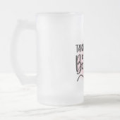 Breng me naar het strand matglas bierpul (Links)