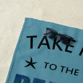 Breng me naar het strand strandlaken (In situ)