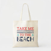 Breng me naar het strand tote bag (Voorkant)