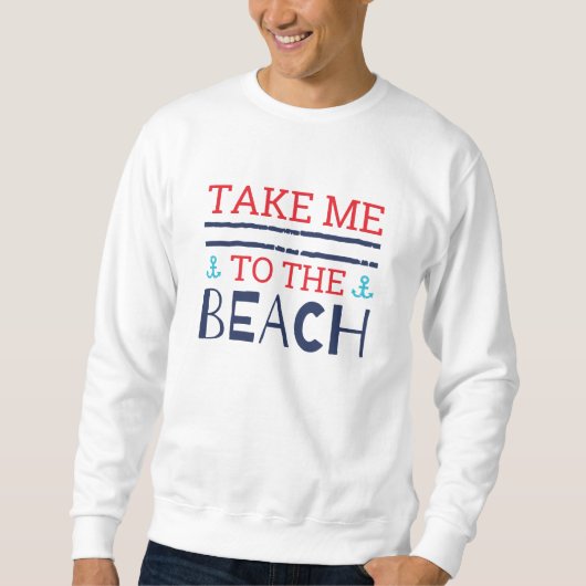 Breng me naar het strand trui (Voorkant)