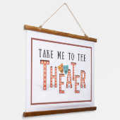 Breng me naar het theaterkeukenlicht hangend wandkleed (Gebogen)