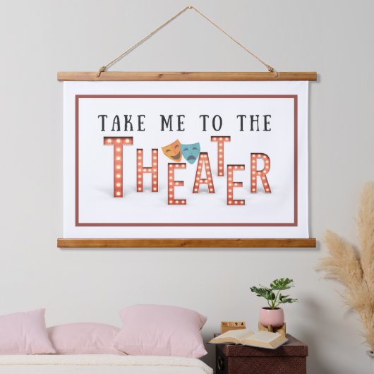 Breng me naar het theaterkeukenlicht hangend wandkleed (Slaapkamer)