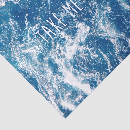 Breng me naar het zee tissuepapier (Detail)