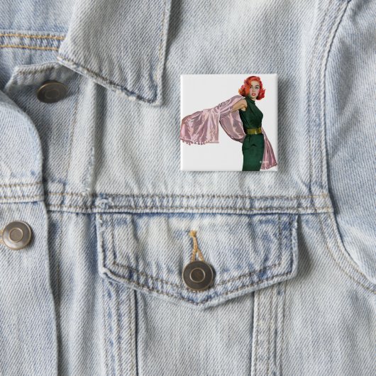 Breng me naar Hollywood Vierkante Button 5,1 Cm (In situ)