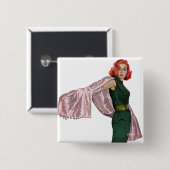 Breng me naar Hollywood Vierkante Button 5,1 Cm (Voorkant /achterkant)