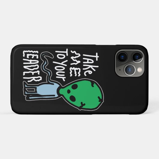 Breng me naar je leider | Schattigee Alien sarcasm Case-Mate iPhone Case (Achterkant (horizontaal))