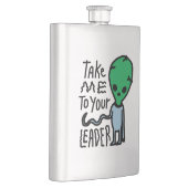 Breng me naar je leider | Schattigee Alien sarcasm Flacon (Rechts)