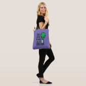 Breng me naar je leider | Schattigee Alien sarcasm Tote Bag (Op model)