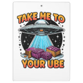 Breng Me Naar Je Ube Klembord (Achterkant)