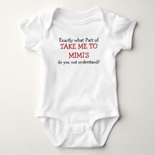 Breng me naar Mimi's Baby Baby-pak Romper