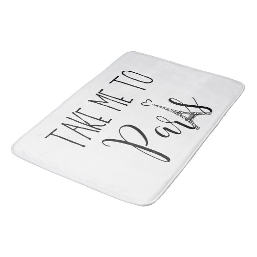 "Breng me naar Parijs" Badmat (Gekanteld)