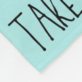 "Breng me naar Parijs" Fleece Deken (Hoek)