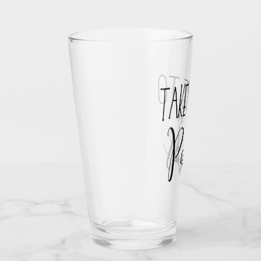 "Breng me naar Parijs" Glas (Rechts)