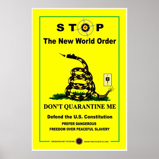 Breng me niet in quarantaine poster (Voorkant)