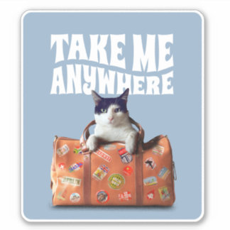 BRENG ME OVERAL REISKOFFER KAT STICKER