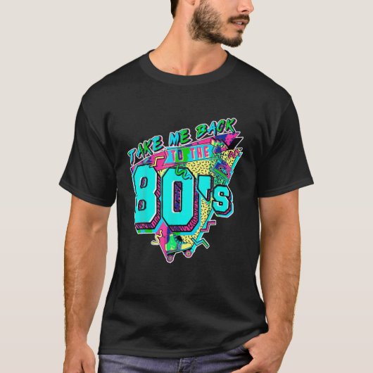 Breng me terug naar de jaren 80 Retro Revival Vint T-shirt (Voorkant)