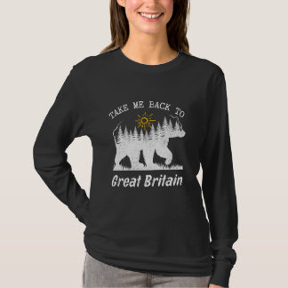 Breng me terug naar Groot-Brittannië vakantie T-shirt