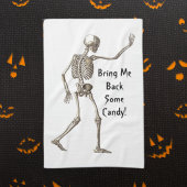 Breng me wat Snoep Skeleton Kitchen Towel terug Theedoek