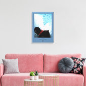 Breng me z'n hoofd. canvas afdruk (Insitu (Woonkamer))