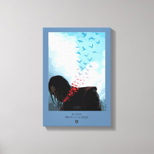 Breng me z'n hoofd. canvas afdruk