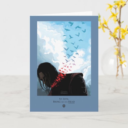 Breng me z'n hoofd. kaart (Gele Bloem)