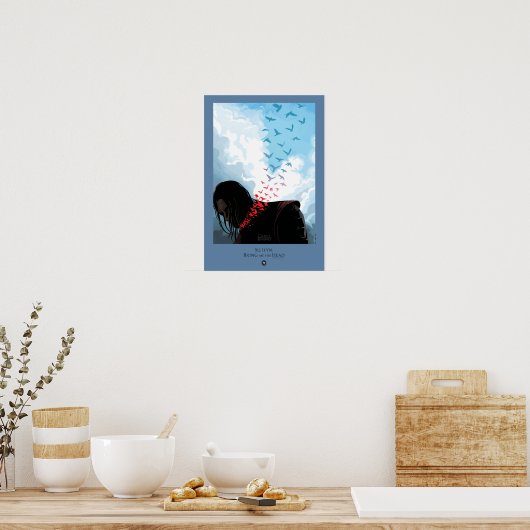 Breng me z'n hoofd. poster (Keuken)