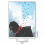 Breng me z'n hoofd. sticker (Voorkant)