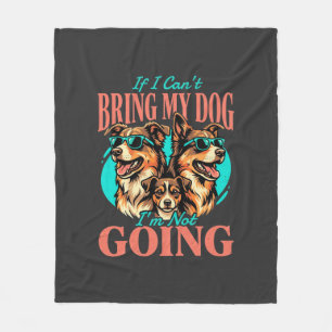 Breng Mijn Hond Retro Hond Liefhebber Fleece Deken