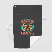 Breng Mijn Hond Retro Hond Liefhebber Golfhanddoek (Insitu)