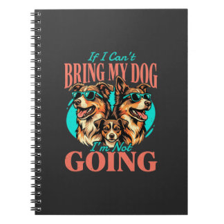 Breng Mijn Hond Retro Hond Liefhebber Notitieboek