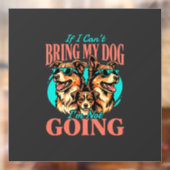 Breng Mijn Hond Retro Hond Liefhebber Raamsticker (Vel 2)
